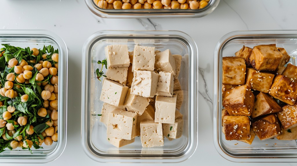 Meal prep: порционные контейнеры с белковыми продуктами и овощами